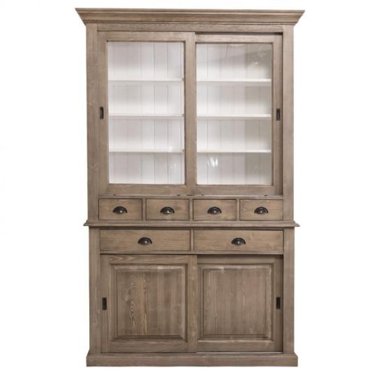 rustikalny sedliacky dom provenzalsky masivny drevo skrinka nabytok rekonstrukcia kuchyna obyvacka jedalen tanier pohar skladovanie vitriny zasuvkovy zasklenny posuvne dvere mediteransky country zariadenie lameridiana.jpg